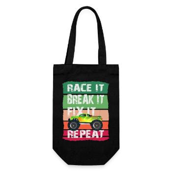 RC Model Car - Gift Bag for Bottles - black - Front
