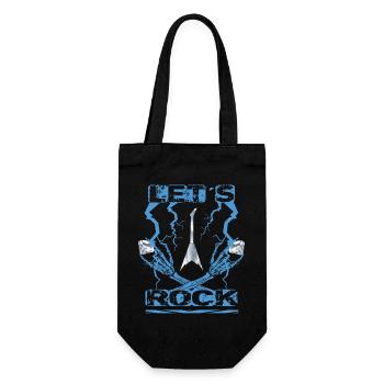 Rock Musicians - Gift Bag for Bottles - black - Front