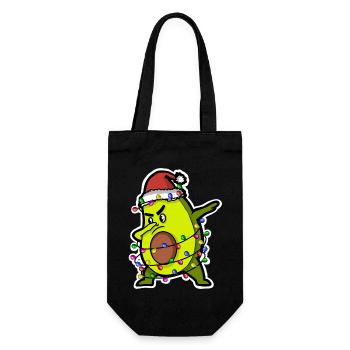 Avocat Sapin de Noël Noël - Sac à bouteille - noir - Devant