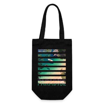 Kroatien Kroatien Hrvatska Kroatien Kroaten Paradies - Geschenkbeutel für Flaschen - Schwarz - Vorne
