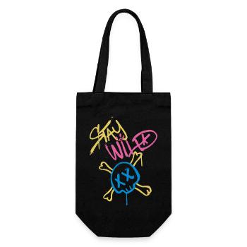 Slogan Streetwear Sprayer stay wild - Sac à bouteille - noir - Devant