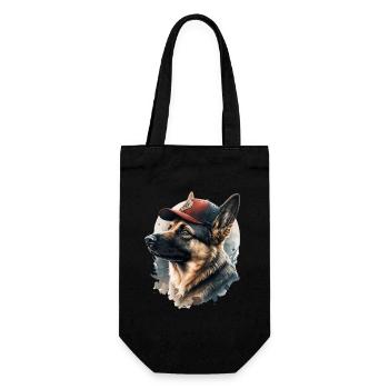 Berger allemand pompier - Sac à bouteille - noir - Devant