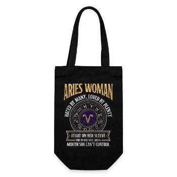 Élément de constellation de naissance de l’horoscope - Sac à bouteille - noir - Devant