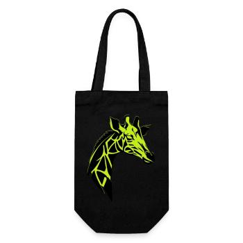 giraffe - Gift Bag for Bottles - black - Front
