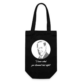 Je sais ce que tu as rêvé la nuit dernière - Sac à bouteille - noir - Devant