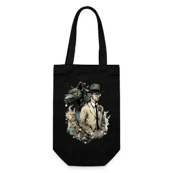 Hervé werewolf - Gift Bag for Bottles - black - Front