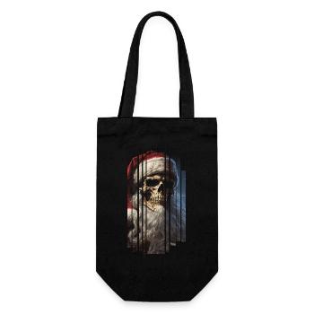 Dark Spell: Le crâne du Père Noël Crâne - Sac à bouteille - noir - Devant