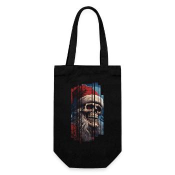Dark Spell: Le crâne du Père Noël Crâne - Sac à bouteille - noir - Devant