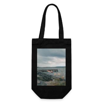 océan - Sac à bouteille - noir - Devant