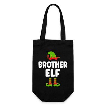 Frère Elfe Noël - Sac à bouteille - noir - Devant