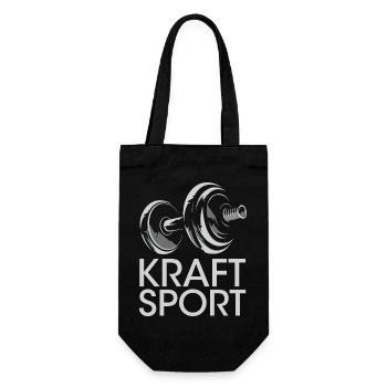 fitness kraftsport gym Training Strongman Hanteln - Geschenkbeutel für Flaschen - Schwarz - Vorne