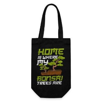 Bonsaï Yoga Relaxation Nature - Sac à bouteille - noir - Devant