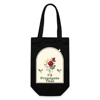 « Je propagerais ça » - Gardener’s Humor Indoor - Sac à bouteille - noir - Devant