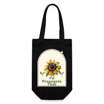 « Je propagerais ça » - Gardener’s Humor Indoor - Sac à bouteille - noir - Devant