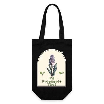 « Je propagerais ça » - Gardener’s Humor Indoor - Sac à bouteille - noir - Devant