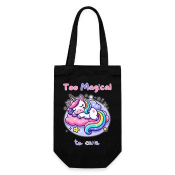 Too Magical to Care - Gift Bag for Bottles - black - Front