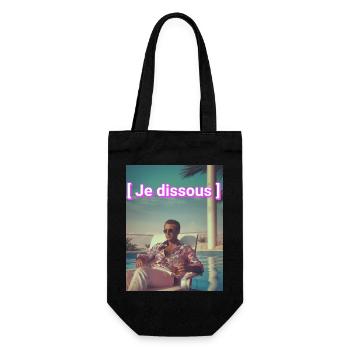 Je dissous [MacronWave] - Sac à bouteille - noir - Devant