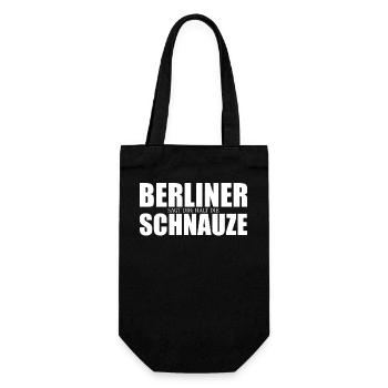 Berlin Souvenir Touristen Hauptstadt Metropole BLN - Geschenkbeutel für Flaschen - Schwarz - Vorne