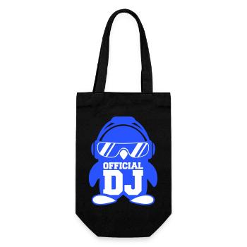 Penguin Official DJ Bird Party Club Music Celebrations - Gift Bag for Bottles - black - Front
