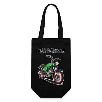 S51 (grün) // Illustration - Geschenkbeutel für Flaschen - Schwarz - Vorne