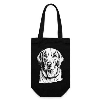 Pattes de chien Chien École Bien-être animal - Sac à bouteille - noir - Devant