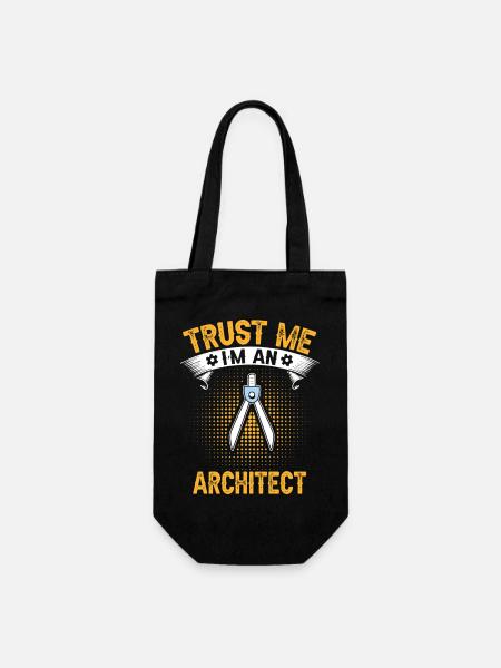 Les architectes me font confiance Conception technique - Sac à bouteille - noir