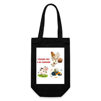 Meine Kampagne nicht anfassen - Geschenkbeutel für Flaschen - Schwarz - Vorne