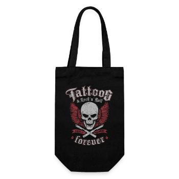 Tatouages et Rock N Roll Forever - Sac à bouteille - noir - Devant