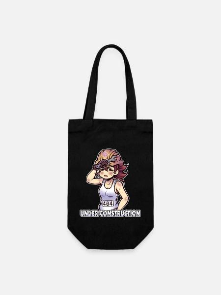Under Construction - 404 - Gift Bag for Bottles - black