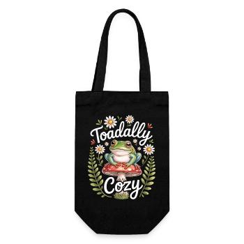 Tree Frog Humor Tree Frog - Gift Bag for Bottles - black - Front
