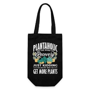 Garten- Und Pflanzenliebhaber Geschenke - Geschenkbeutel für Flaschen - Schwarz - Vorne