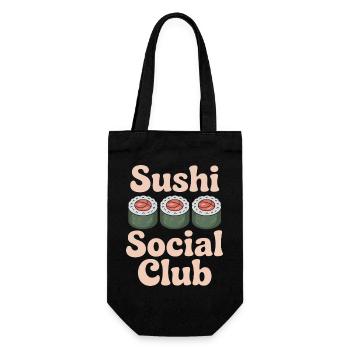 sushi - Sac à bouteille - noir - Devant