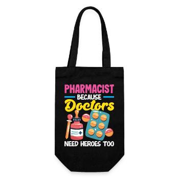 Pharmacist Pharmaceutical Technical - Gift Bag for Bottles - black - Front