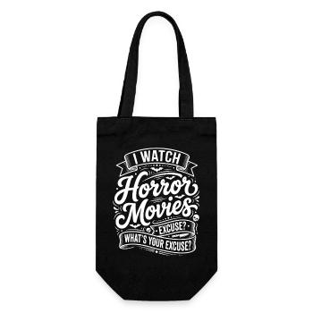 I Watch Horror Movies - Gift Bag for Bottles - black - Front