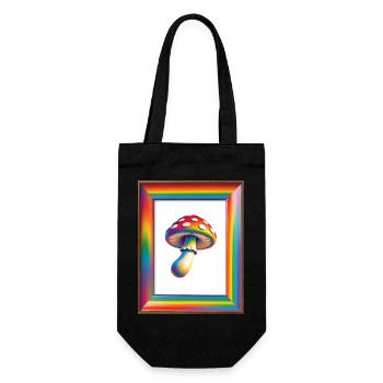 Nature is the Trip - Fliegenpliz near Goa - Gift Bag for Bottles - black - Front