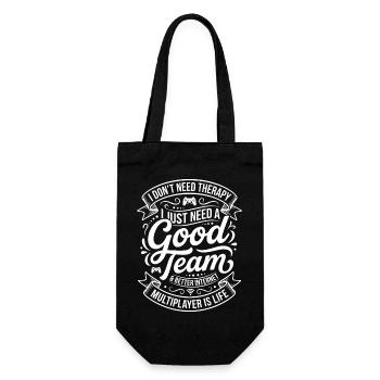 Bonne équipe : Amour multijoueur - Sac à bouteille - noir - Devant
