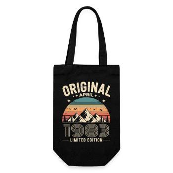 February 1983 – Legend of the Peaks and Mountains - Gift Bag for Bottles - black - Front