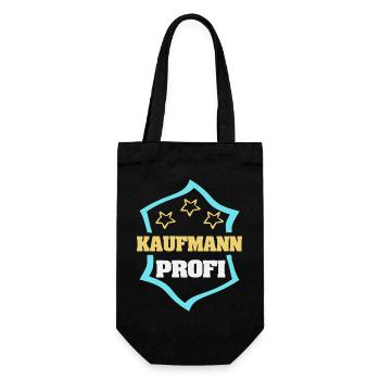 Job Businessman - Gift Bag for Bottles - black - Front