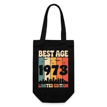  1973 anniversaire rétro 1973 vintage 1973 - Sac à bouteille - noir - Devant