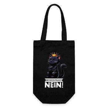 Avant que tu ne demandes Pas de chats Chats Amateur des chats - Sac à bouteille - noir - Devant