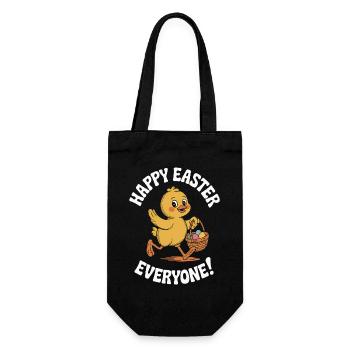 Joyeuses Pâques à tous, Frohe Ostern Vintage - Sac à bouteille - noir - Devant