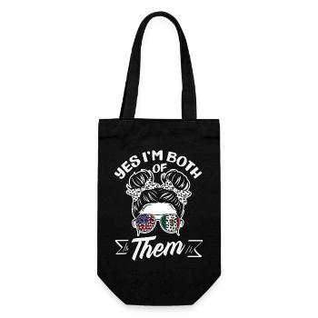 Fierté du Mexique & Maison Drapeau du Mexique - Sac à bouteille - noir - Devant