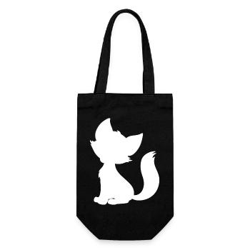 Mio_white - Geschenkbeutel für Flaschen - Schwarz - Vorne