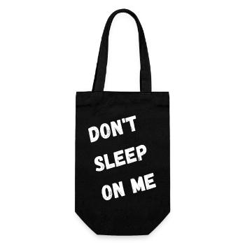 Including Sleep On Me Graphic - Gift Bag for Bottles - black - Front