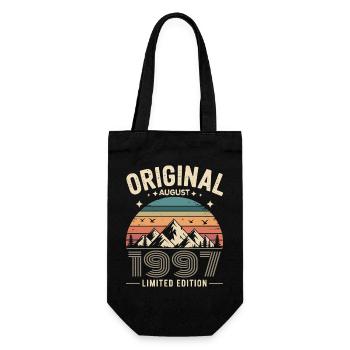 August 1997 – Legende der Gipfel und Berge - Geschenkbeutel für Flaschen - Schwarz - Vorne