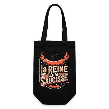 La Reine de la Saucisse Vintage BBQ - Sac à bouteille - noir - Devant