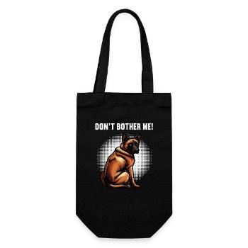 Ne m’embête pas chien berger belge malinois - Sac à bouteille - noir - Devant