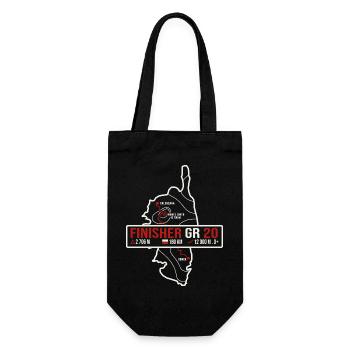 Finisher GR20 Corse Trekking randonnée T-Shirt - Sac à bouteille - noir - Devant