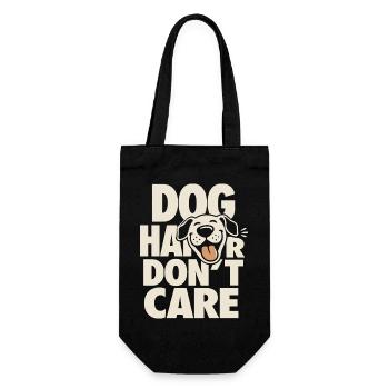Chien en poil de chien s’en fiche, avec des lunettes de soleil - Sac à bouteille - noir - Devant