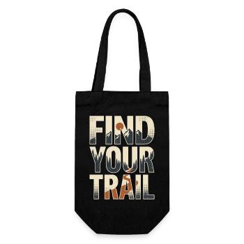 Randonnée - Aventure en plein air - Trouvez votre sentier - Sac à bouteille - noir - Devant